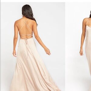 Show me your mumu goddess dress in champagne